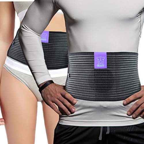 EVERYDAY MEDICAL Nabelbruchbandage & Leistenbruch Bandage | Passt sich Ihnen an, ist sogar im Sitzen bequem & unsichtbar unter Kleidung | Schlanker Leistenbruchgürtel bei Nabelbruch