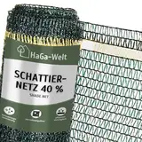 HaGa Schattiernetz 3m Breite mit 40% Schattierwirkung – Hitzeschutz & Sonnenschutz für Pflanzen – Balkon Sichtschutz & Terrassen Sonnensegel – Wetterfest & Temperaturbeständig (Meterware)