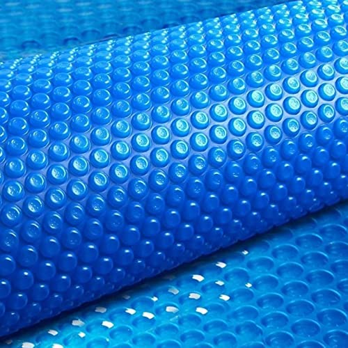 IEOWY 3 Fuß 6 Fuß 9 Fuß 10 Fuß 13 Fuß 16 Fuß 20 Fuß 23 Fuß 26 Fuß 30 Fuß 33 Fuß Schwimmbadabdeckung, Solar-Wasserblasendecke, rund/robust/nierenförmig/oval, mit Ösen, Solarabdeckung