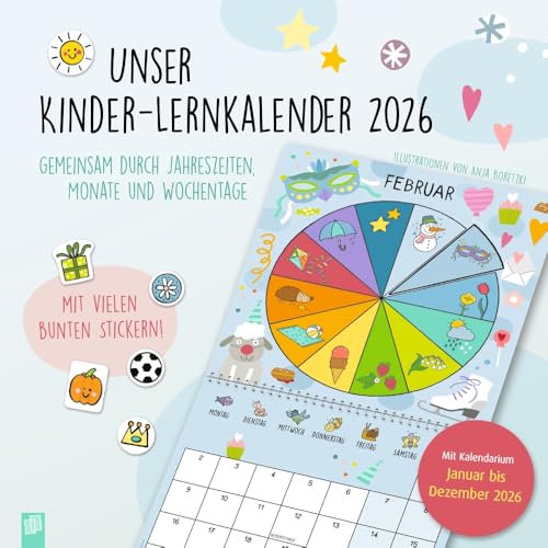 Unser Kinder-Lernkalender 2026: Gemeinsam durch Jahreszeiten, Monate und Wochentage