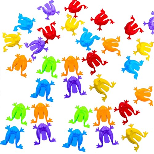 30 Stücke Frosch Spiel,Spielzeug Frosch Hüpf Spiel,Springen Frosch,Frosch Hüpfspiel,Hüpfendes Froschspielzeug,Spielzeug Springen Frösche,Frösche Spielzeug,Für Kinder Kleinkinder(Zufällige Farbe)