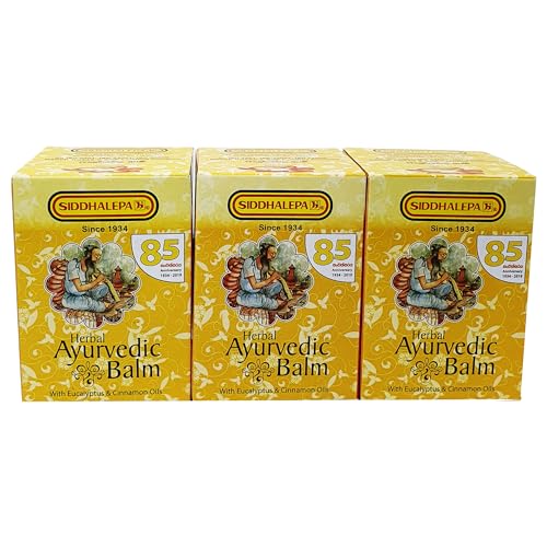 Siddhalepa Ayurveda Kräuterbalsam (100g), 3er-Pack