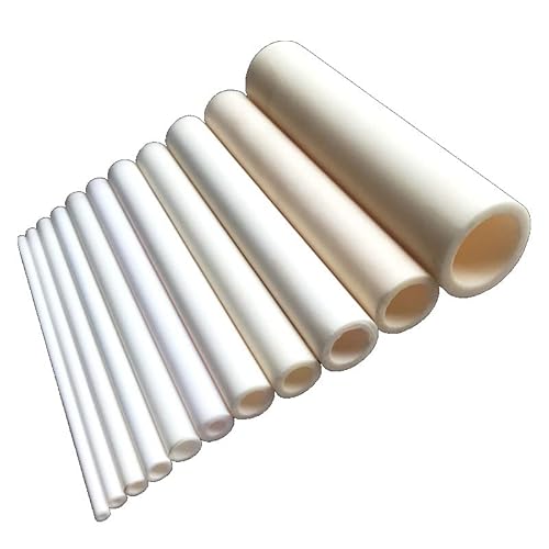 FASOLI Aluminiumoxid-Keramik-Isolierrohr ID 0,25–20 mm Aluminiumoxid-Hochtemperaturbeständige Isolierung, hohles Thermoelement-Schutz-Keramikrohr, 1–4 STK (Color : 2x4x100 (4pcs))