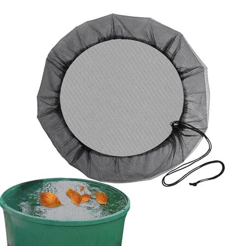 4 Wasserfässer Netzabdeckung – Wiederverwendbare Regentonnenabdeckung, Regenerntewerkzeugschutz, Regenerntungsnetz, Displayschutzfolie, Regenwassersammelnetz, Abdeckung für Garten