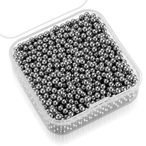 1500 Stück Edelstahl Reinigungsperlen, Reinigungskugeln, Stahlkugeln, Flaschenreiniger Kugeln für Flaschen, Dekanter, Vase, Karaffen