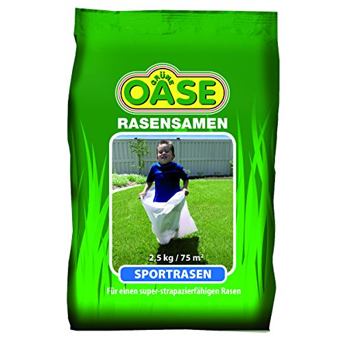 Grüne Oase Rasensamen GO-120 Sportrasen 2,5 kg, grün
