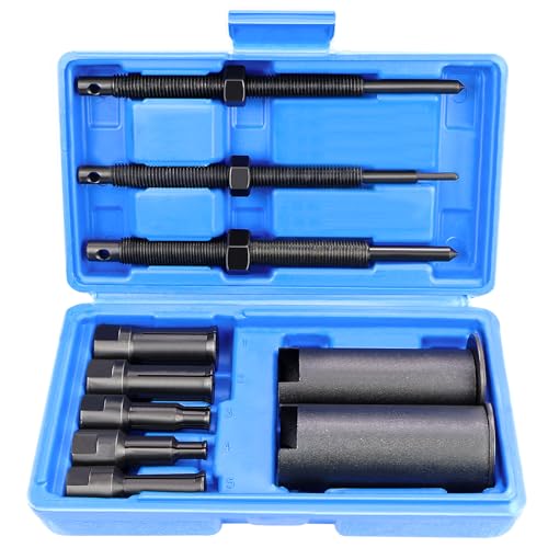 KXVXXV Motorrad Lagerabzieher Innen, 9-23 mm Innenlager Abzieher Set, Innenabzieher Lager, Radlager Abzieher mit 5 Größen offene Clips, Geeignet für Motorradräder, Generatorlager