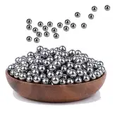 Mischkugeln/ Farbmischkugeln Edelstahlkugel, 100 Stück rostfreie stahlkugeln Edelstahl Mixing Balls, 5,5 mm Paint Agitator Bälle Ideal als Miniatur Acrylfarbe Flaschen Beads für Warhammer 40K und DND