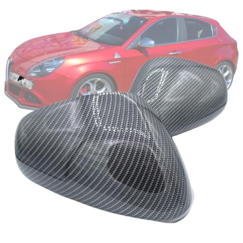 PAAR SPIEGELKAPPEN IN CARBON-OPTIK NEUE RÜCKSPIEGELABDECKUNGEN IN CARBON-EFFEKT