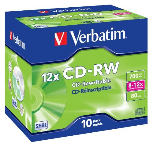 CD-RW 80 von Verbatim, 700 MB