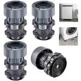 4 Stück Schwingungsdämpfer Waschmaschine, Verstellbare Vibrationsdämpfer, Verstellbare Höhe 7-10cm, Waschmaschine Gummifüße für Waschmaschinen Trockner