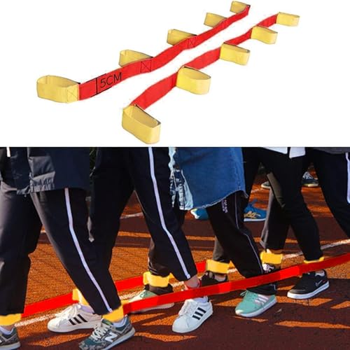 OFKPO Team Spiele Ausrüstung,Beine Race Band Set für Kinder und Erwachsene Party Games oder Sport Tag