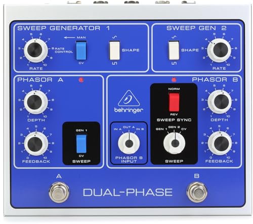 Behringer DUAL PHASE Authentischer Dual-Analog-Phasenschieber mit 12 Optokopplern