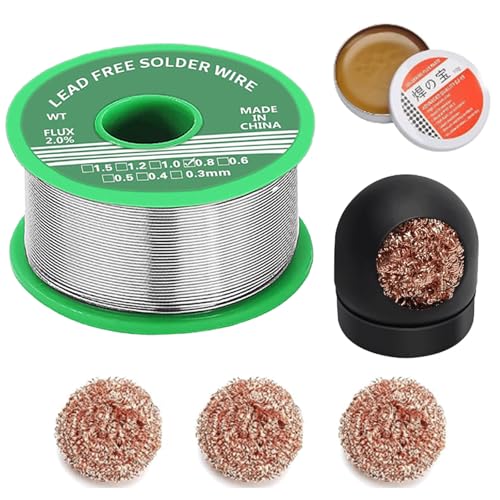 Lötspitzenreiniger & Löt Zubehör Set –vollständige Ausstattung mit 4 Reinigungswerkzeugen aus Edelstahl – ​Hochwertig, effektiv und langlebig für perfekte Lötspitzen!