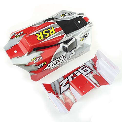 Fanuse für WLtoys 144001 1/14 Karosserie Schale Top Baldachin 144001-1335 Auto Teile, Rot