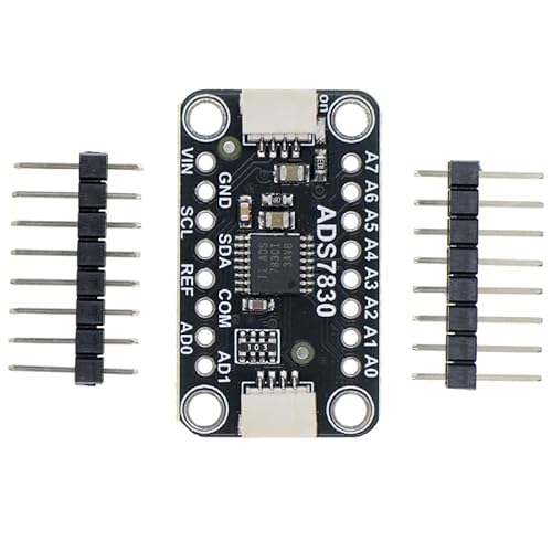 ADC Converter Module, MRS160A ADS7830 8-Kanal ADC-Konvertermodul, Analog-Digital Converter mit 8-Bit-Auflösung und I2C IIC SDA/SCL-Schnittstelle