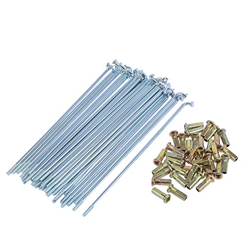 Motoforti 36 STK. 3mm Gewinde Durchmesser 160mm Länge Motorradrad Speichen Nippel