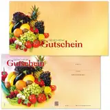 GESCHENKGUTSCHEINcom. 10 Formulare zum Erstellen eigener Geschenkgutscheine für Obsthändler Gemüsehändler Geschäfte Handel. OG1201-10-V1