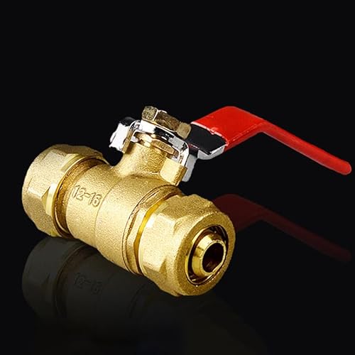 3/4" Selbstsperrendes Messing-Durchgangsventil mit vollem Durchgang, gut abdichtender Hebelgriff, für Luftleitungen und pneumatische Werkzeuge, für Wasser, Öl und Gas