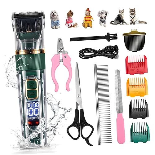 HANABASS 1 Set Tierhaarschneidemaschine Set Hundepflege Hundeschermaschine Tierhaarschneider Rasierer Hundehaarschneider Einteilige Haarschneidemaschinen Elektrischer Anzugschneider