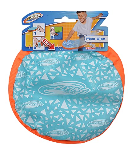 Flex Wurfscheibe, faltbar auf Hosentaschengröße, mit Bedruckung, D:20cm, Textilmaterial, ab 3 Jahren, Weiß