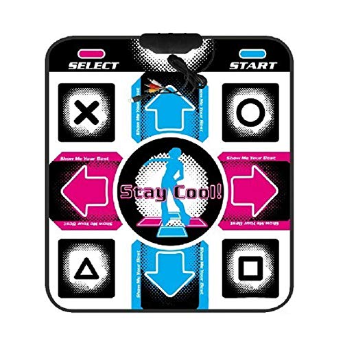 Evenlyao USB-Tanzmatte Dance Pad,rutschfeste Tanzschritt Dance Mat Retro Spiele Matte Für Kinder Gymnastik Und Fitness