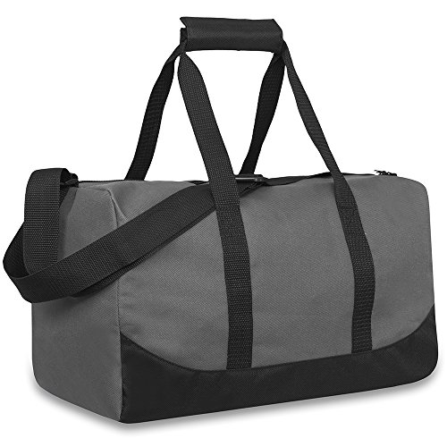 Trail maker 30 Liter, 17 Zoll Segeltuch-Sacktaschen für Damen und Herren Reisewochenende Übernacht-Handgepäck-Tragetaschen (grau)