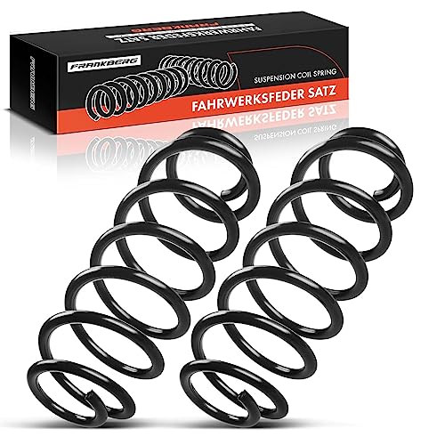 Frankberg 2x Federn Fahrwerksfeder Hinterachse Kompatibel mit Toledo IV 2012-2019 Octavia I 1996-2010 New Beetle 2003-2010 B-o-r-a 1998-2013 Golf IV 1997-2003 Replace# 1J0511115BR