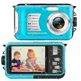Unterwasserkamera wasserdichte Kamera mit 32GB Karte Unterwasserkamera 30MP 1080P wasserdichte Digitalkamera zum Schnorcheln 16X digitaler Zoom