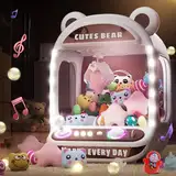 Skirfy Greifautomat für Kinder,Einhorn-Spielzeug für Mädchen ab 6 Jahren, Arcade-Spiele,Mini-Verkaufsautomat mit matschigem Zappelspielzeug,Süßigkeitenautomat,Greifspielautomat,Geburtstagsgeschenke