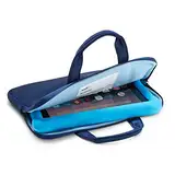 NuPro Hülle mit Reißverschluss für Fire 7 Kids Edition-Tablet, Marineblau/Blau
