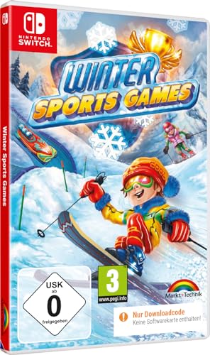 Winter Sports Games - Skispringen, Alpin, Bobfahren, Rennrodeln, Curling, Slalom für Switch