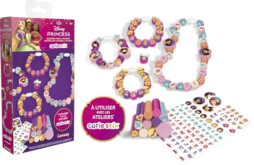 CUTIE STIX - Disney Princess Nachfüllpackung - Neu - Gestalte deine Stix mit dem Tattoo Board - Erstelle eine Disney Princess Schmuckkollektion - Kreative Aktivität für Kinder Ab 6 Jahren