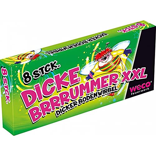 Weco Dicke Brummer Bodenwirbel XXL Jugendfeuerwerk für Party Geburtstag Silvester