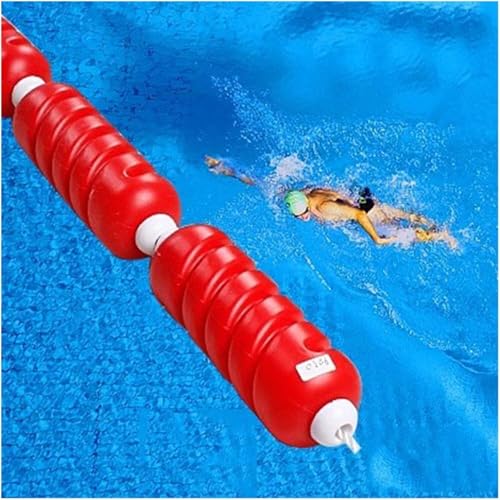 Kanduo Schwimmbecken-Sicherheitsseil mit Boje Schwimmleine zur Sicherheitstrennung von Schwimmbädern, Abtrennung gefährlicher Bereiche, schwimmende Absperrung for den Innen- und Außenbereich(Diameter
