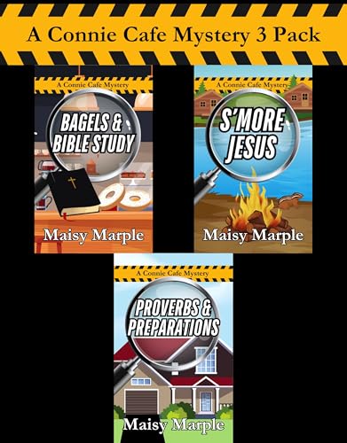 Connie Cafe Cozy Mystery Collection (Books 10-12) : Includes 'Bagels & Bible Study', 'S'more Jesus', and 'Proverbs & Preparations' (Connie Cafe Cozy Mystery Collections Book 4) (English Edition)