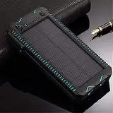 50.000 mAh Ladegerät mit hoher Kapazität Solarbank mit Zigarettenanzünder Telefonladung Power Bank Notfall-Ladegerät für den Außenbereich Dual 2 USB