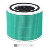 1 Stück Core 300 Luftreinigerfilter für Levoit Core 300 Core 300s Core 300-RF 3-in-1 H13 HEPA Aktivkohle, reinigt bis zu 99,98% von Luftverschmutzung Rauch Abgas für Allergiker und Raucher