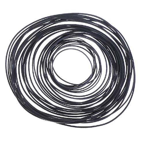 Gummiriemen Ersatz Plattenspieler Phono Tape Antriebsriemen für Vinyl Plattenspieler Phono Riemenantrieb Plattenspieler Kassettenband Antriebsriemen Sortiert Riemenrekorder Adapter Display Regal