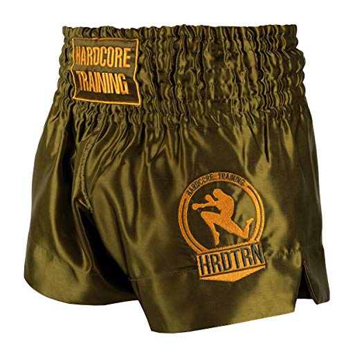 Hardcore Training Classic Muay Thai Kurze Hose Herren Schwarz Weiß Rot Blau Camo Thaiboxen Shorts MMA Kampf Kickboxen Sparring Boxen