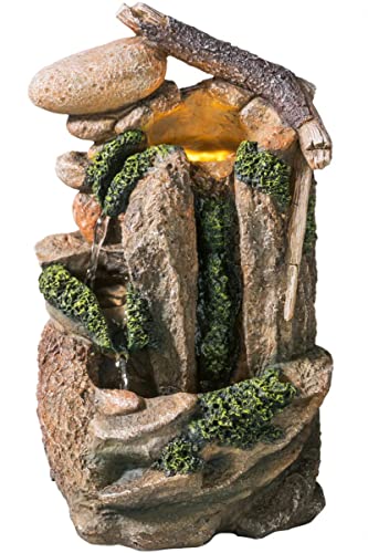 Livarno Home Zimmebrunnen mit LED Felsen