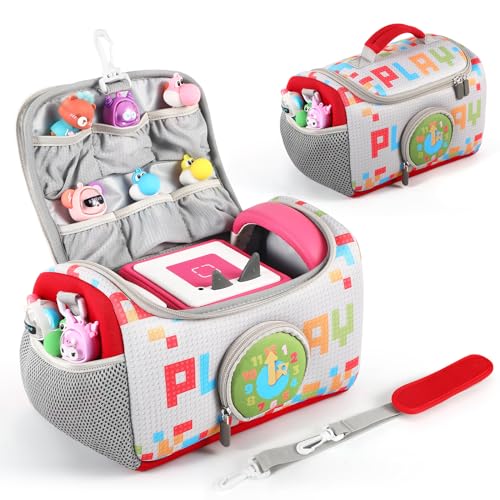 OUKNAK Tragetasche für Toniebox Starter Set, Aufbewahrungstasche für Toniebox Audio Player Tragebox für Toniebox Zubehör Reisetasche für Toniebox (Bausteine)