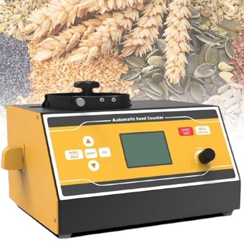 vnmudzeo Automatische SaatgutzäHlmaschine 1000 StüCk/3 Min., FüR Labore, Saatgutunternehmen, KornzäHlgeräT Mit Einstellbarer Geschwindigkeit, Digitalanzeige,220V