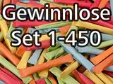 Sicherheitslose, geklammert, bunt gemischt, Set 1-450