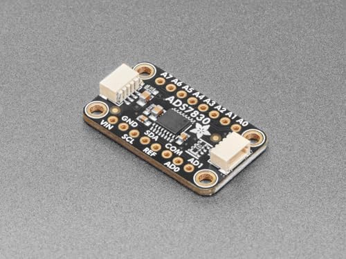 Adafruit ADS7830 8-Kanal 8-Bit A/D-Wandler, ADC mit I2C, STEMMA QT/Qwiic, 5836