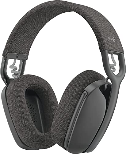 Logitech Zone Vibe 125 Kabellose Kopfhörer mit Mikrofon mit Noise-Cancelling, Bluetooth, USB-A-Empfänger; Funktioniert mit Zoom, Google Voice, Google Meet, Mac/PC - Graphit