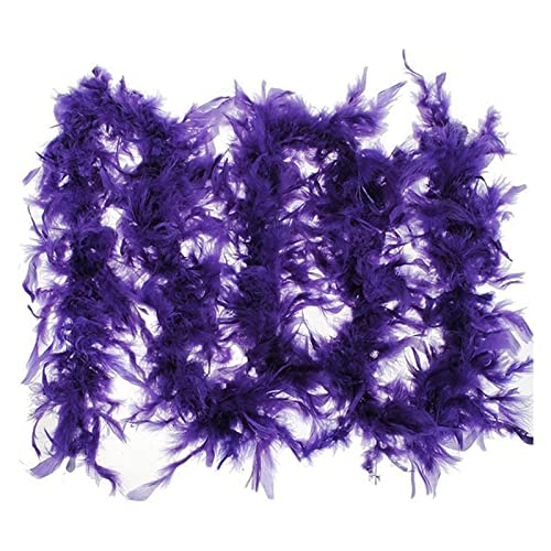 Sloane Feder Boa Länge 200 cm Federboa Bunt Federschal 20er Jahre Accessoires Damen Burlesque Kostü für Karneval Mottoparty Halloween