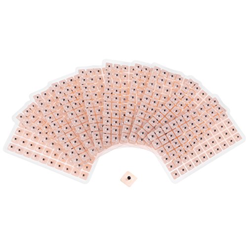 ULTNICE 600 stücke Akupunktur Magnetische Einweg Ohr Perlen Pellets Samen (10 Blätter)