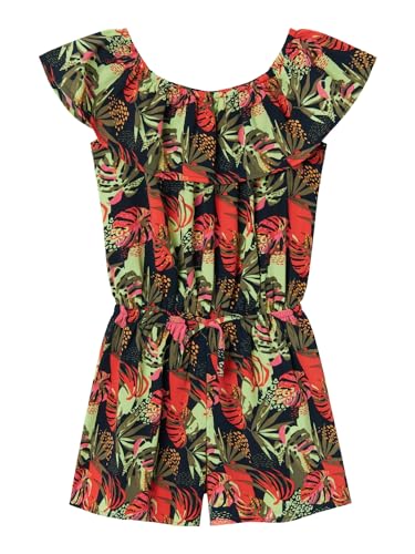 NAME IT Mädchen Nkfvinaya Ss Playsuit Fffff Noos Jumpsuit