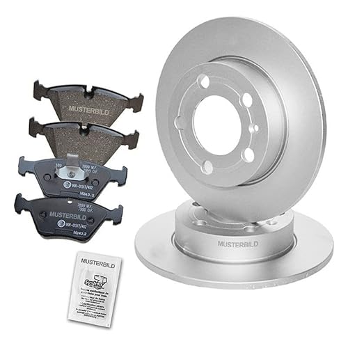 ATEC Germany Bremsenset Vorderachse inkl. Bremsscheiben Ø 211 mm Belüftet + Bremsbeläge Vorne Kompatibel mit DAIHATSU CUORE VI (L251, L250_, L260_), CUORE VII (L275_, L285_, L276_), TREVIS